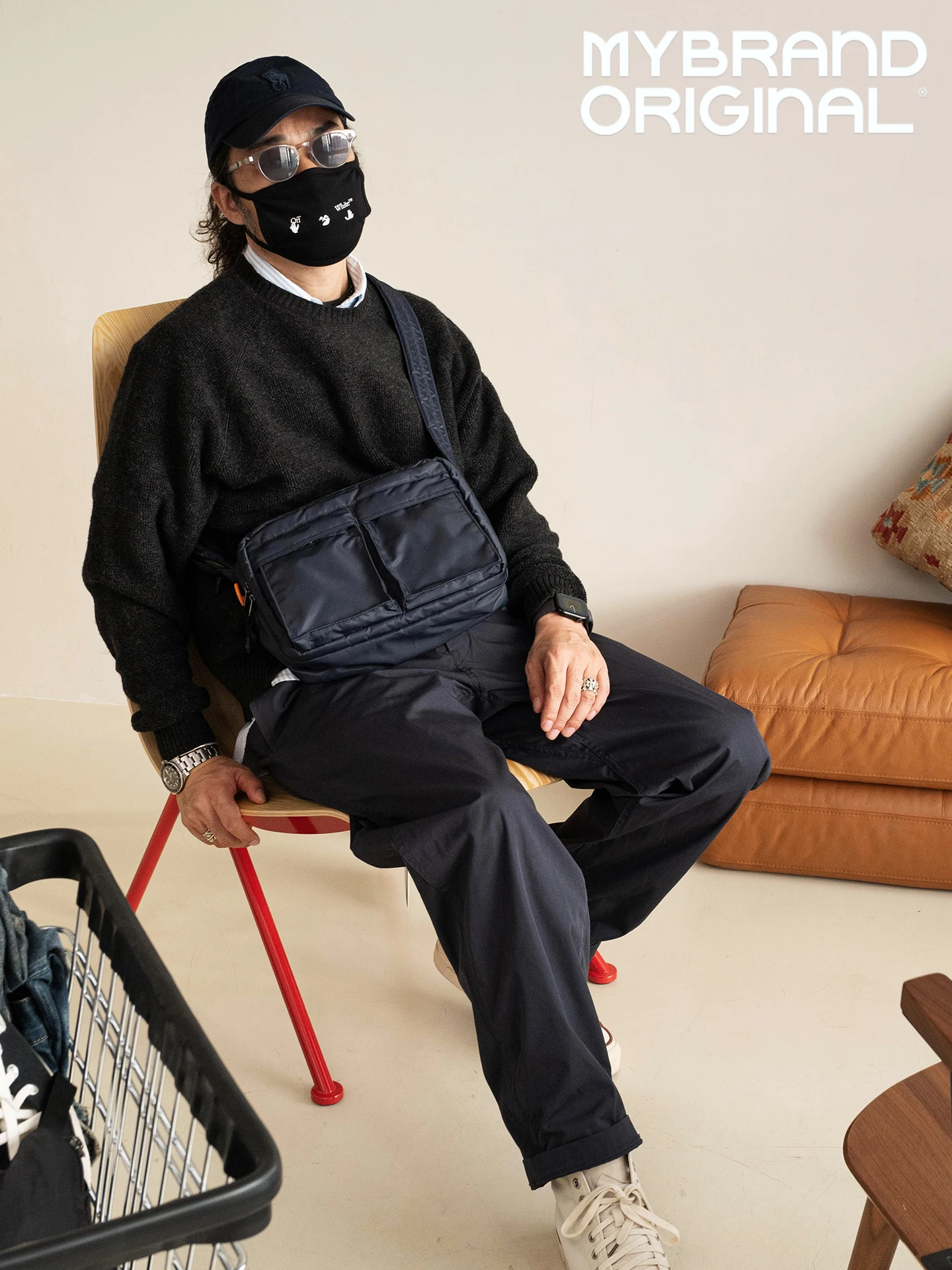 

Прочная модная мужская сумка-мессенджер через плечо с несколькими отделениями и большой вместимостью для офиса MK049