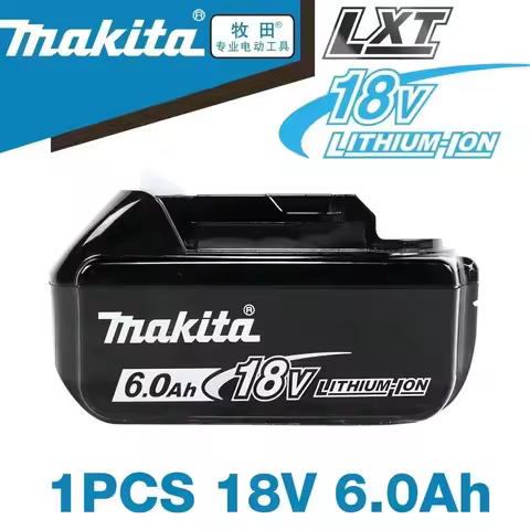 🏅Premium Makita 18V 6.0Ah Battery Built for Professional and Heavy-Duty Applications For LXT BL1830 BL1840 BL1850 BL1860 TD173D