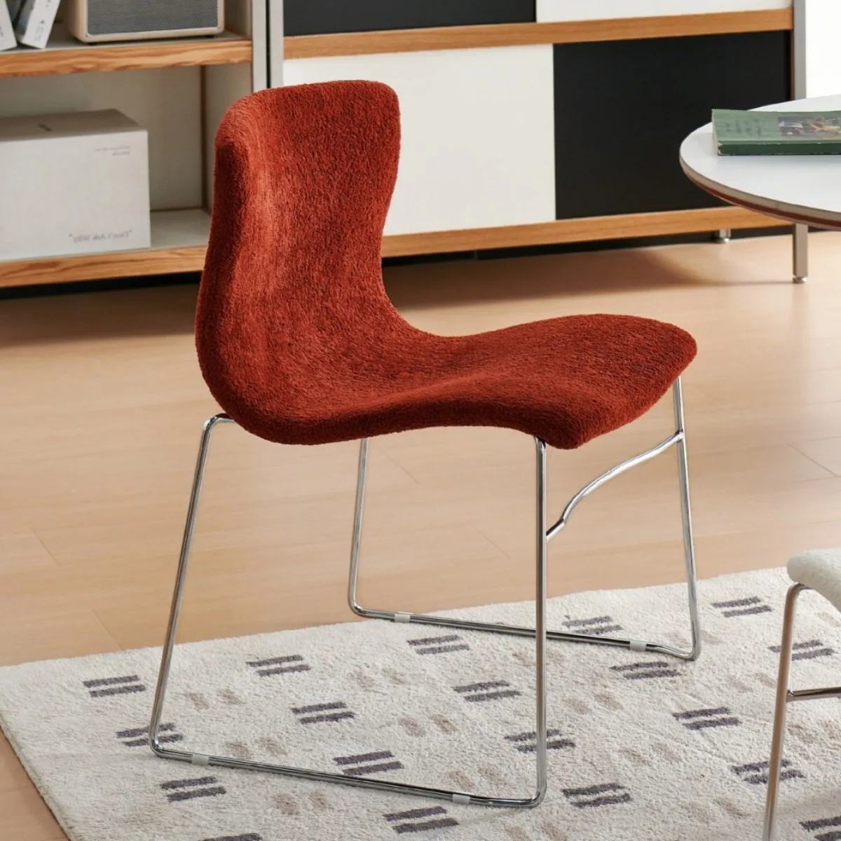 Stackable dining  Small apartment does not take up space for storage Dining  and  backrest Soft bag Thickened dur