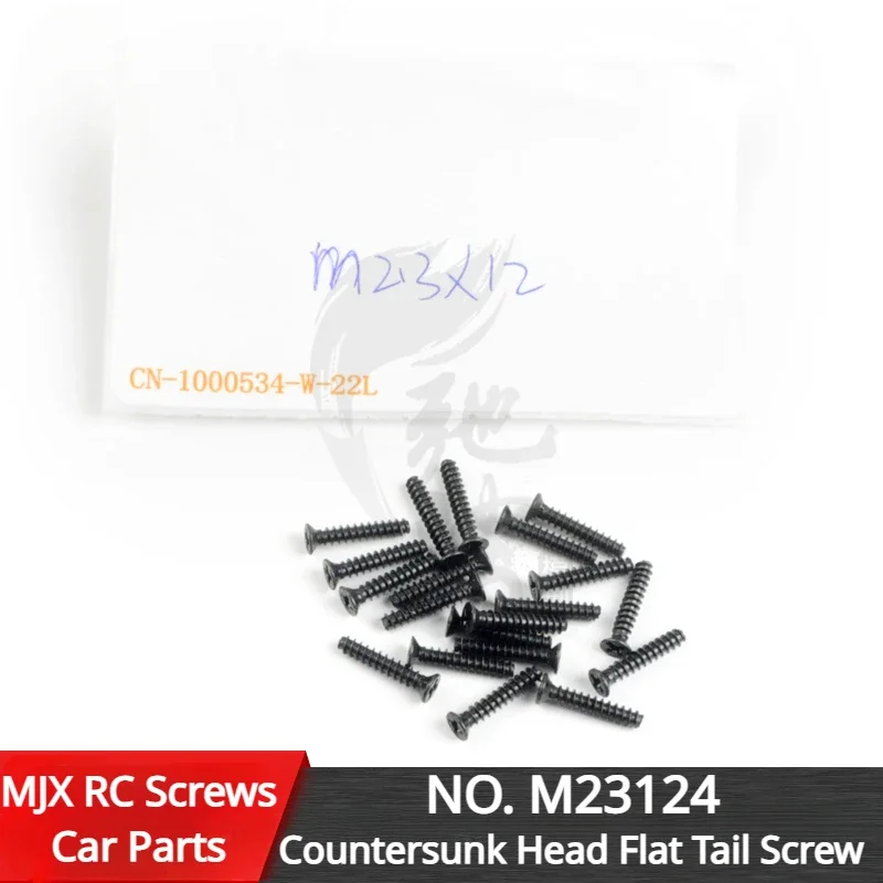 MJX 16208 16209 16207 części zamienne do samochodów RC kompletna torba z płaską śruba gwintująca M26124 M2664 M2384 M23104 M23104 M23124