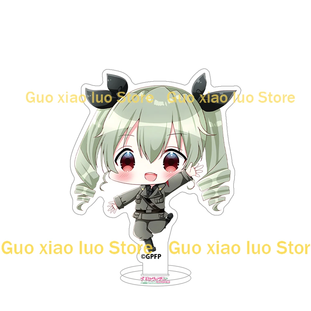 Bild 4: Girls und Panzer das Finale Miho Kei Darjeeling Anchovy Erika Kinuyo Jancolle Mika Mary HD Figure Acrylic Stand desktop ornament