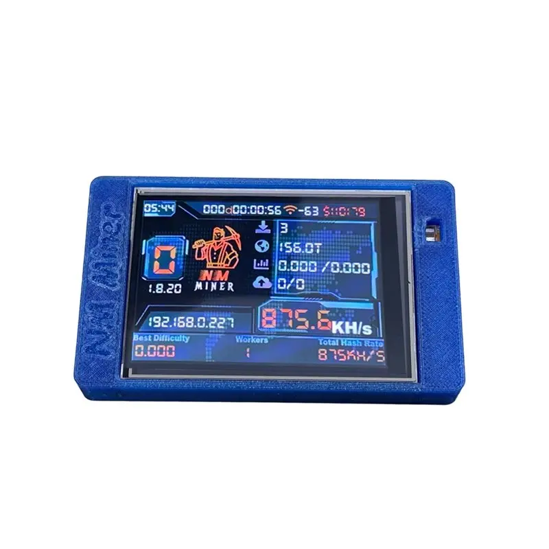 

AED6-Nerdminer V2 Nmminer BTC Bitcoin Lottery Miner с 2,8-дюймовым дисплеем, 1060KH/S, для соло-майнинга криптовалют, для домашнего использования