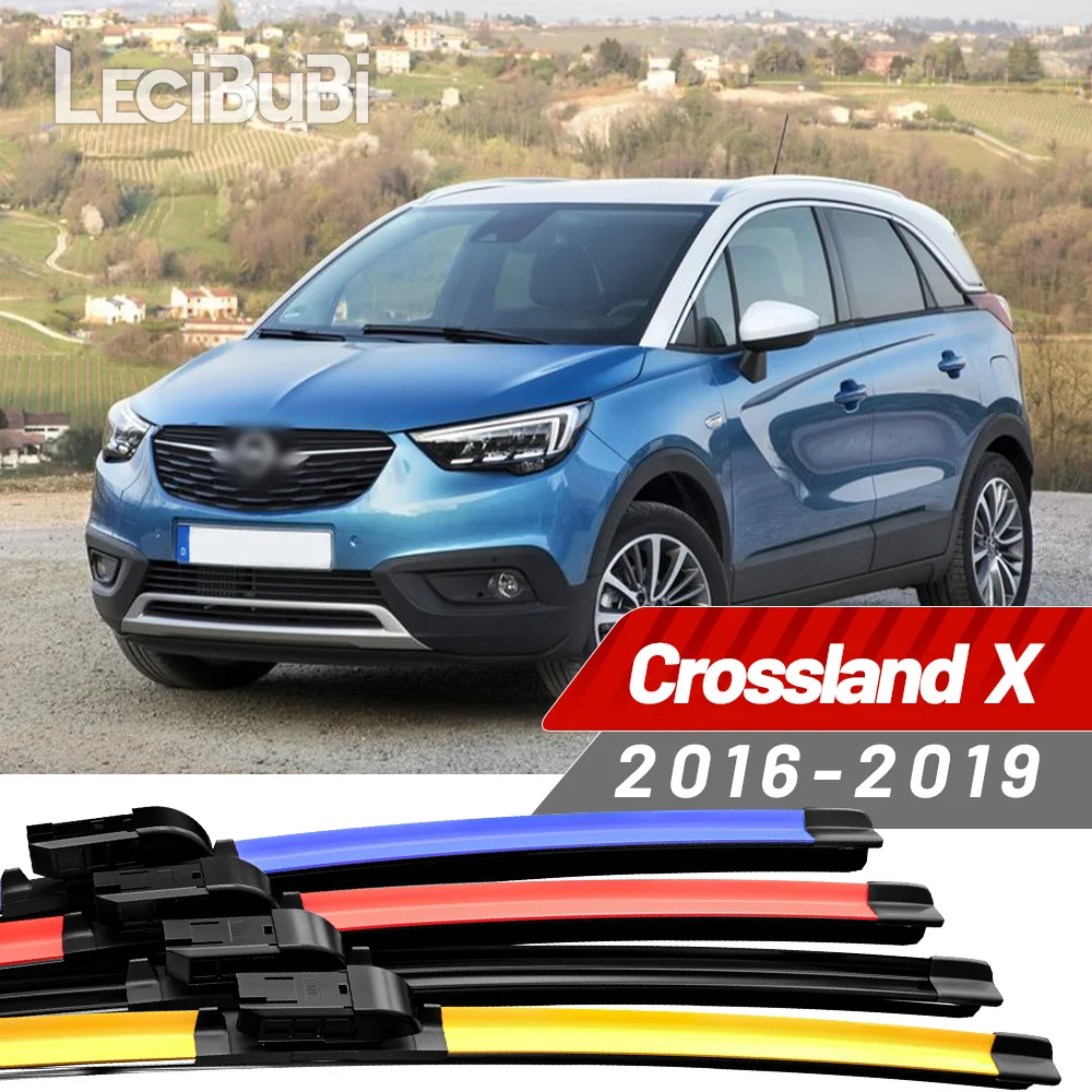 2 Stück für Opel Crossland X 2016–2019 2017 2018 Frontscheibenwischerblätter Scheibenwischer