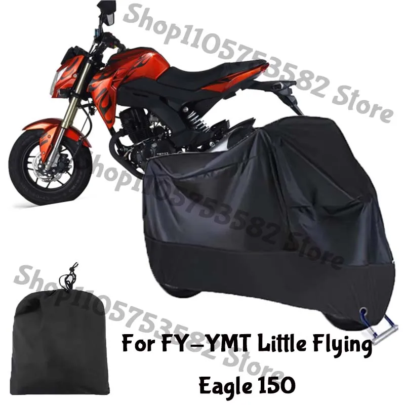 Motorcycle Full Covers For FY-YMT Little Flying Eagle 150 Protection Dust No Ear Thickened Oxford Clothcover Accessories