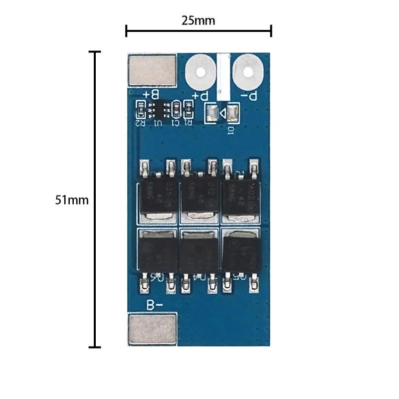 BMS 1S 12A 16A 25A 3.2V lithium battery protection board 18650 4.2V charging voltage/short circuit/overcharge prevention