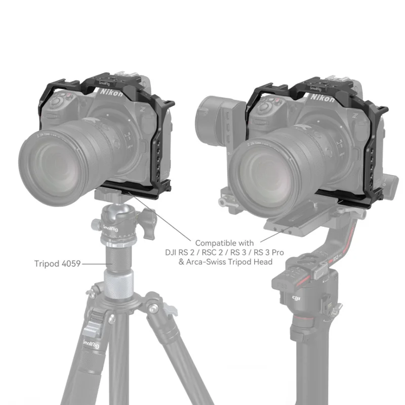 Smallrigケージ-キュービックカメラケージ,8カメラケージキット,MB-N12バッテリーグリップ付き3982 3940 3941 3942