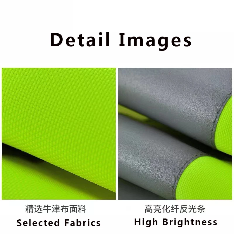 High Visibility Safety Reflective Vest High-Quality Oxford Cloth Motorcycle Reflective Vest Night Reflective Cycling Suit