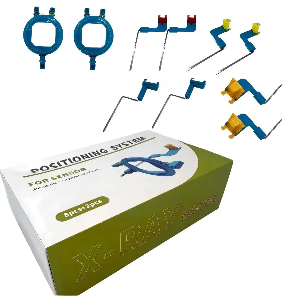 

Complete Dental X-Ray Sensor Holder Positioning Kit Autoclavable Plastic Aiming Ring System Intraoral Digital Sensor Accuracy