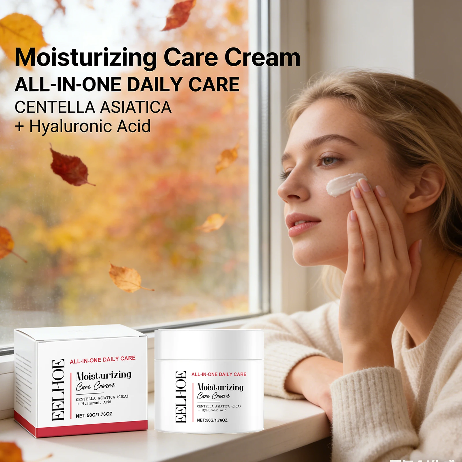 

Collagen Firming Face Cream 24h Hydrating Repair Sensitive Skin Brighten Non-sticky Exfoliation Refreshing Hyaluronic Acid Cream