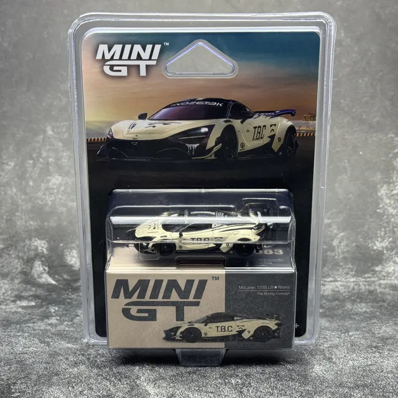 

MINIGT 1:64 Scale #1083 McLaren 720S TBC Die-Cast Metal Car Model, Detailed Collectible Vehicle Gift