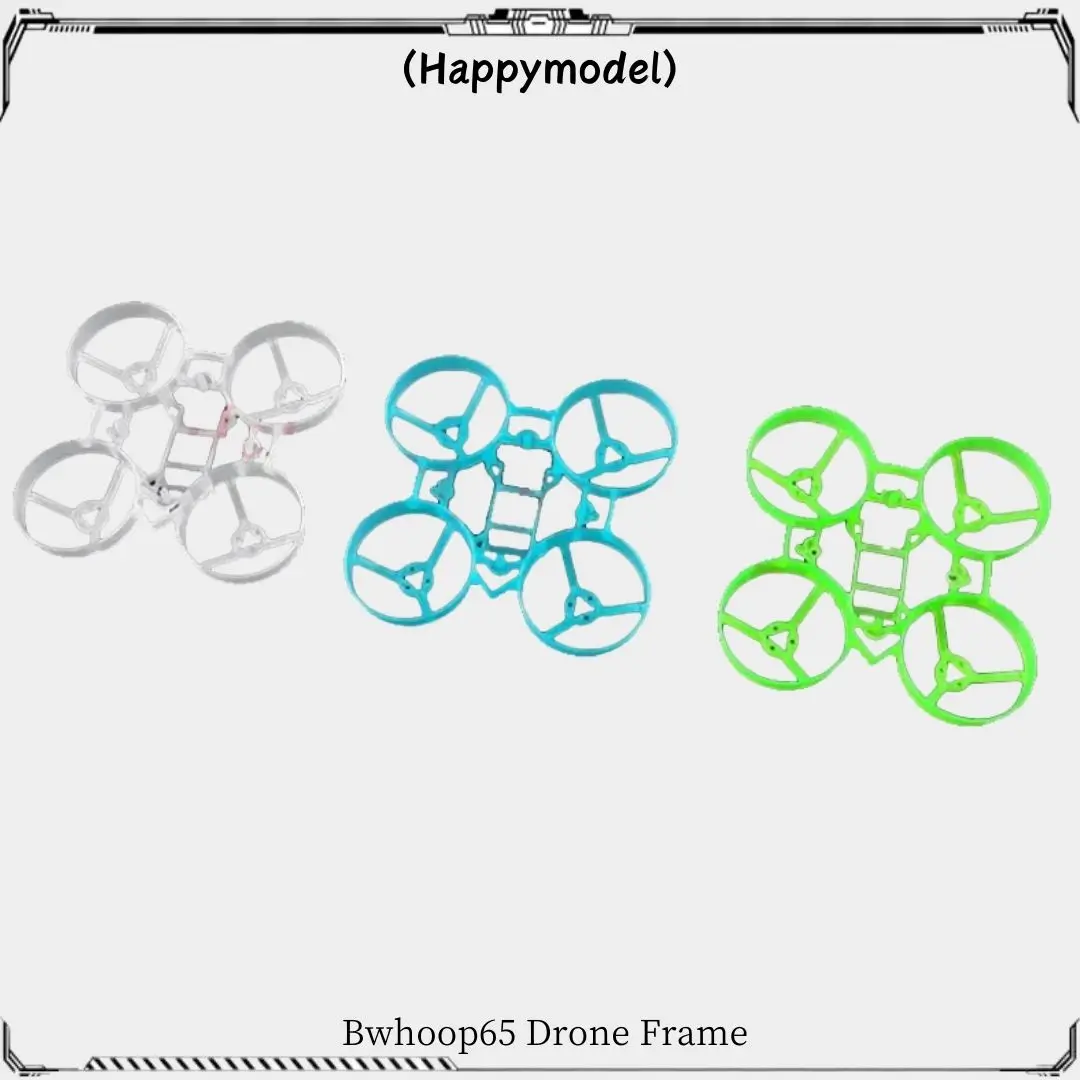 HappyModel Bwhoop65 3.1g Mobula6 65 مللي متر طائرة صغيرة Whoop بدون طيار كوادكوبتر FPV طقم إطارات RC FPV فرش سباق حرة لتقوم بها بنفسك أجزاء