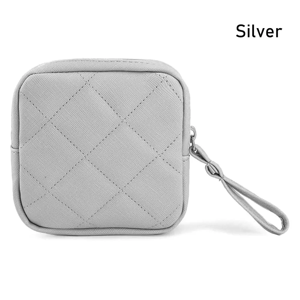 Mini Sanitary Storage Bag Cushion Clip Wallet Bag Towel Napkin Credit Card Coin Clip Student Portable Sanitary Cotton Storage