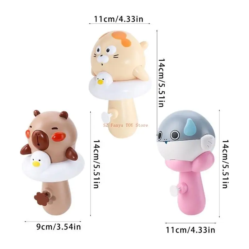 96GC Phim hoạt hình cao Capybara Water Squirter Beach Game Spits đồ chơi đồ chơi không thấm nước cho người lớn và trẻ
