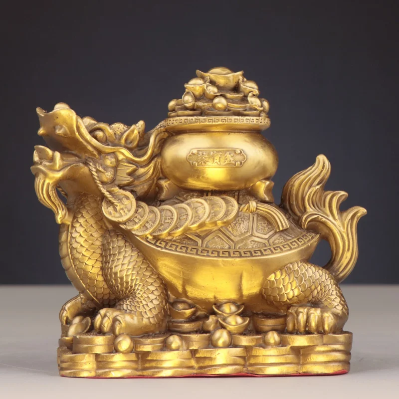 , Treasure Basin Dragon , Money Ingot Fortune , Copper Turtle Ornament Manufacturer, Wholesale o
