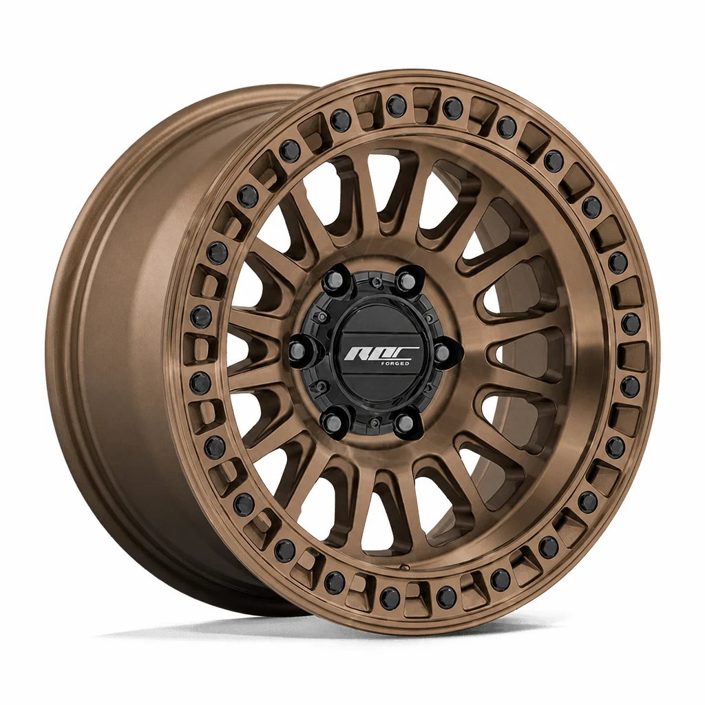 Custom 4x4 Offroad Wheels 6x139.7 Forged Pickup Simulated Beadlock Rims 17x8.5 Wheels for GMC Canyon AT4X