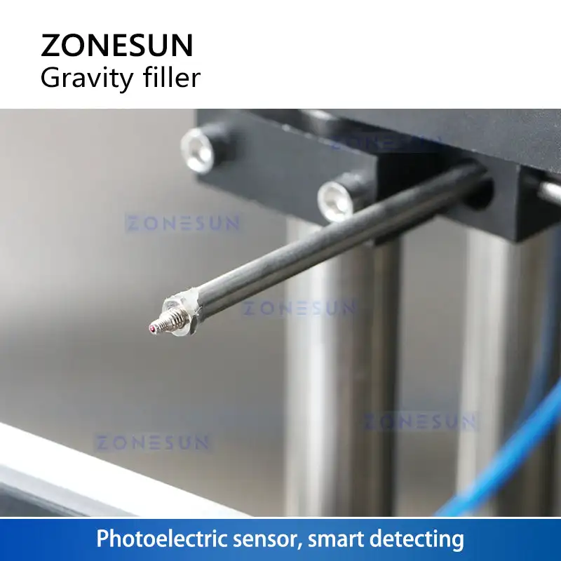 ZONESUN ZS-VTGZ100B Mesin Pengisian Parfum Gravitasi dengan Fungsi Hisap