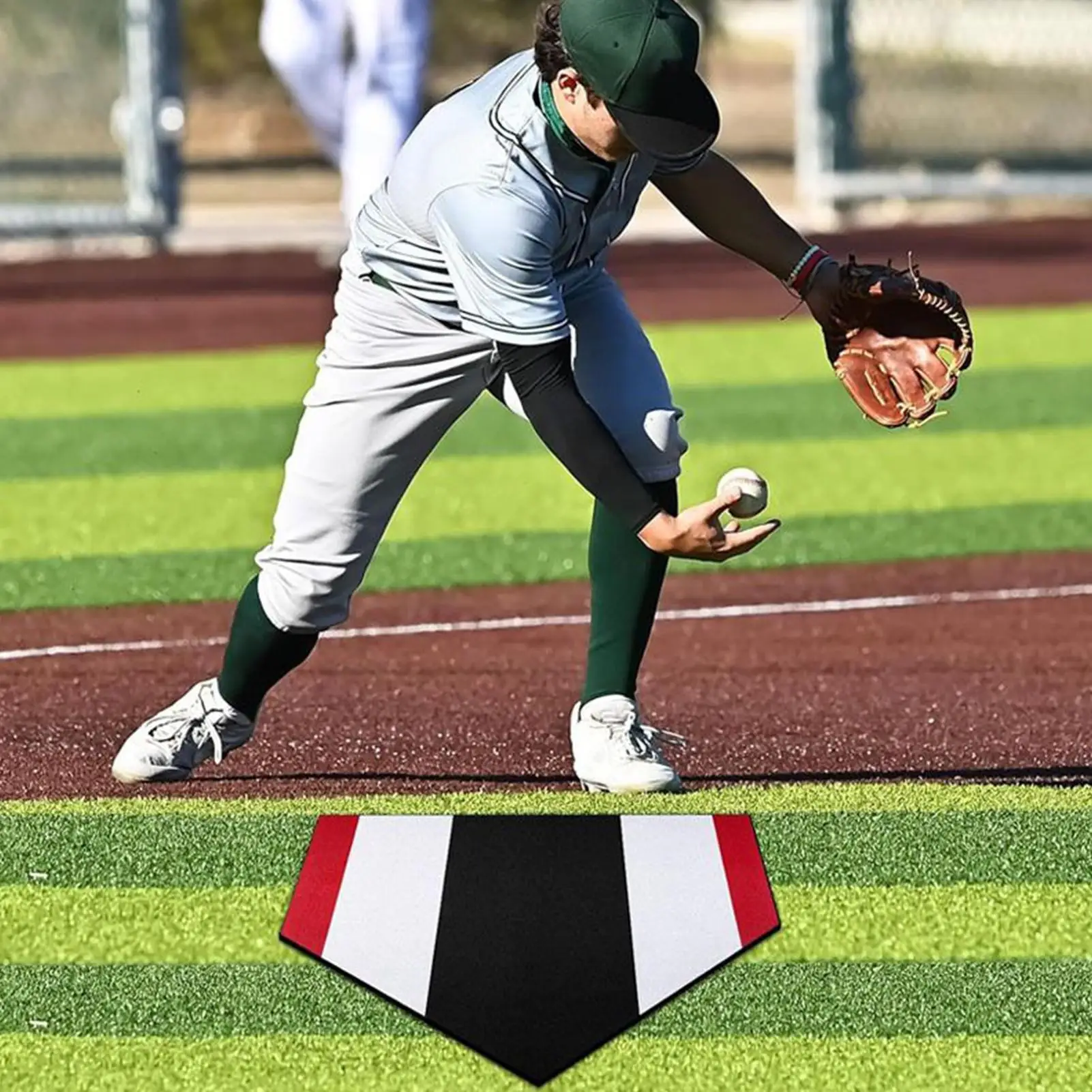 

Бейсбольный коврик для ватина, нескользящий бейсбольный тренировочный коврик для улицы, противоскользящий мяч, спортивный коврик для ватина для друзей, подростков