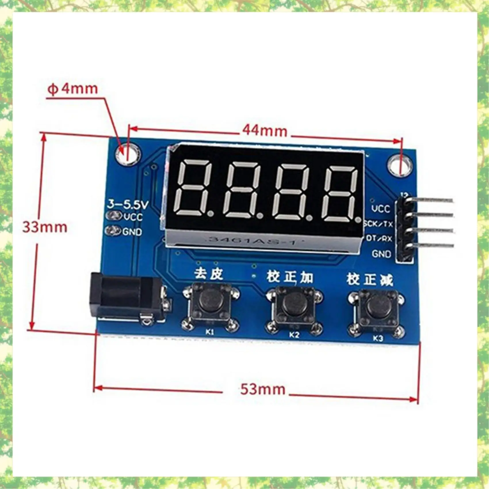 Smart-2X HX711 مستشعر ضغط وزن خلية الحمل وحدة إعلانية بمقياس إلكتروني