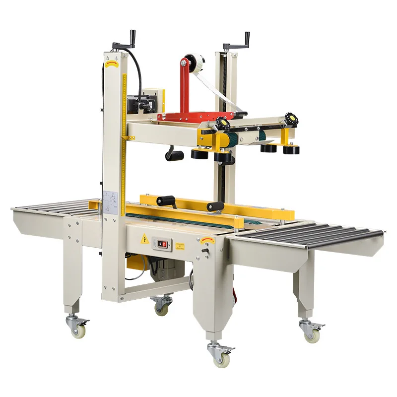 

High quality semi-automatic industrial tape box carton sealing machine