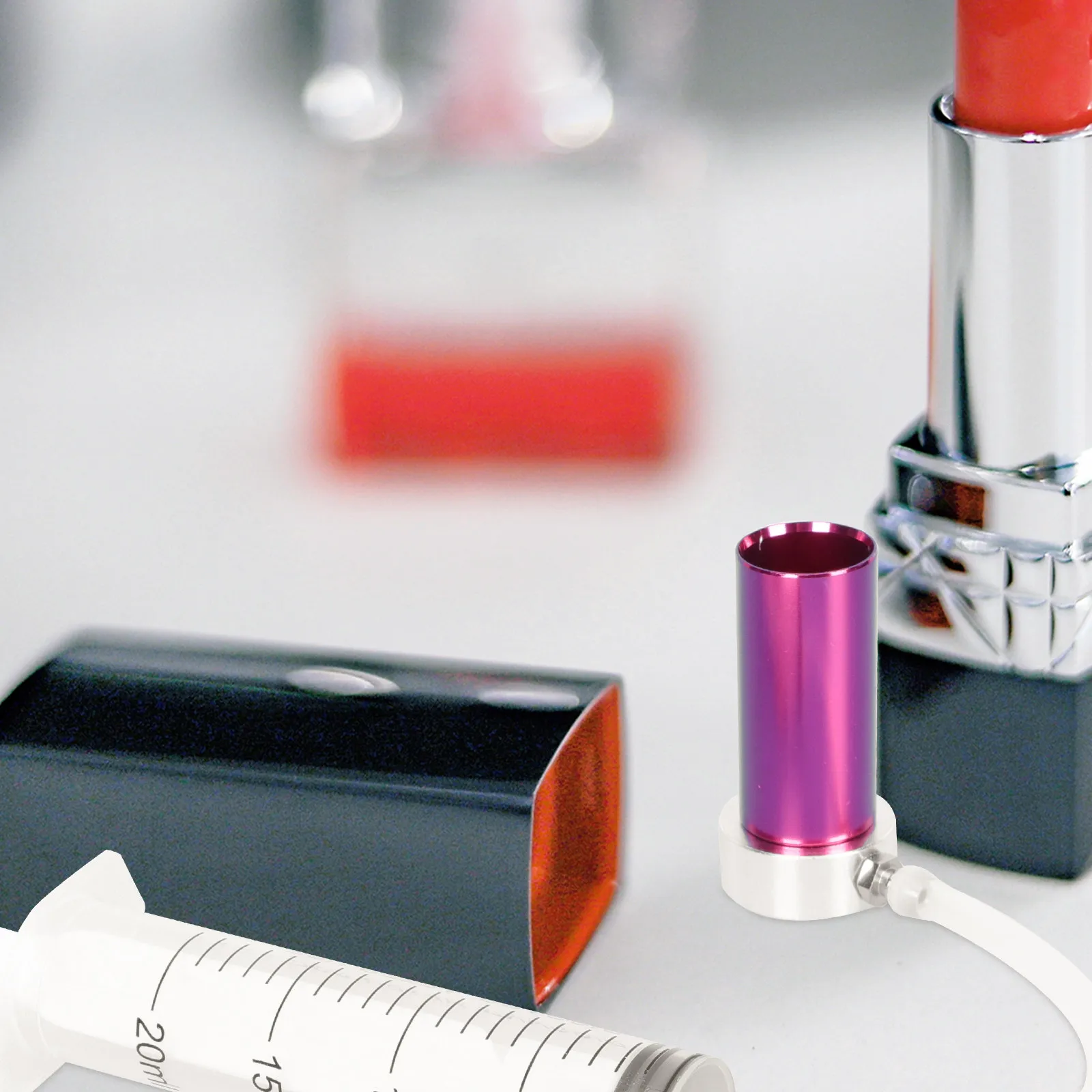 

DIY Lipstick Mold Aluminum Alloy Silicone Demoulding Tool Handmade Lip Balm Maker Casting Stripper Cream Tint