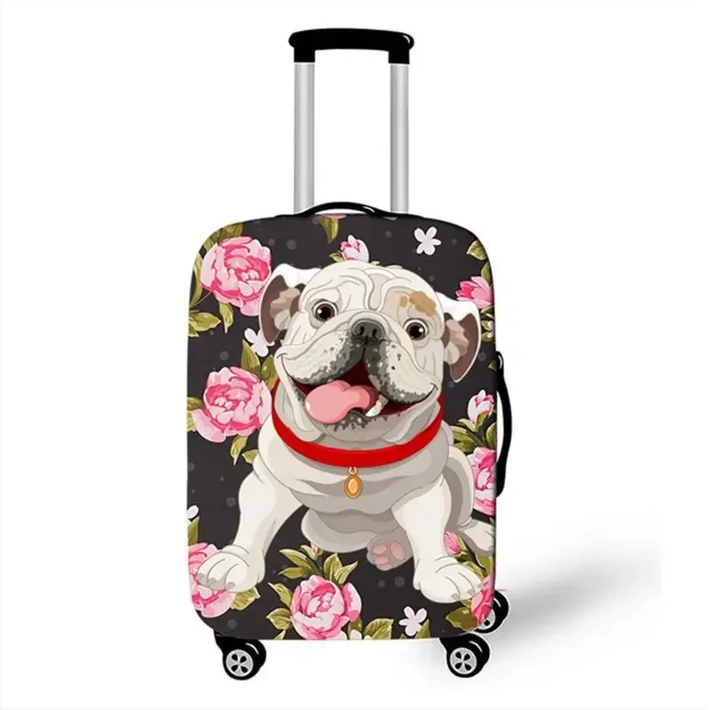 Dog Print Luggage Cover Printing Dustproof Water Splash Elastic Trolley Protective Cover Thickened Cartoon Suitcase Cover