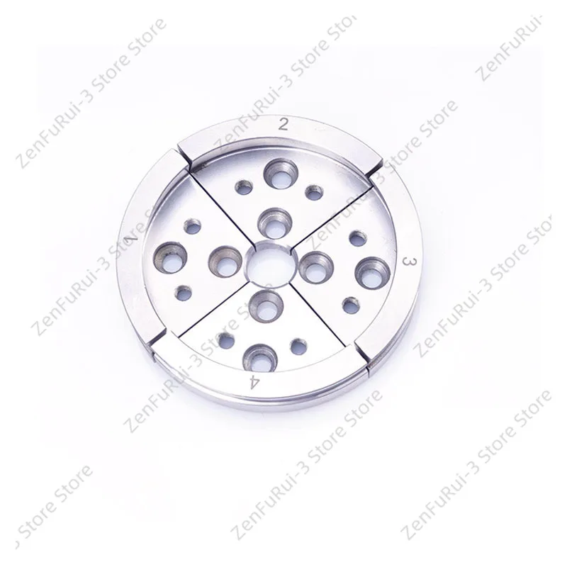 Quick Change 4 Jaw Linkage Lathe Chuck Bevel Gear Flange Plate 4 6 Inch For Wood Turning Lathe Woodworking
