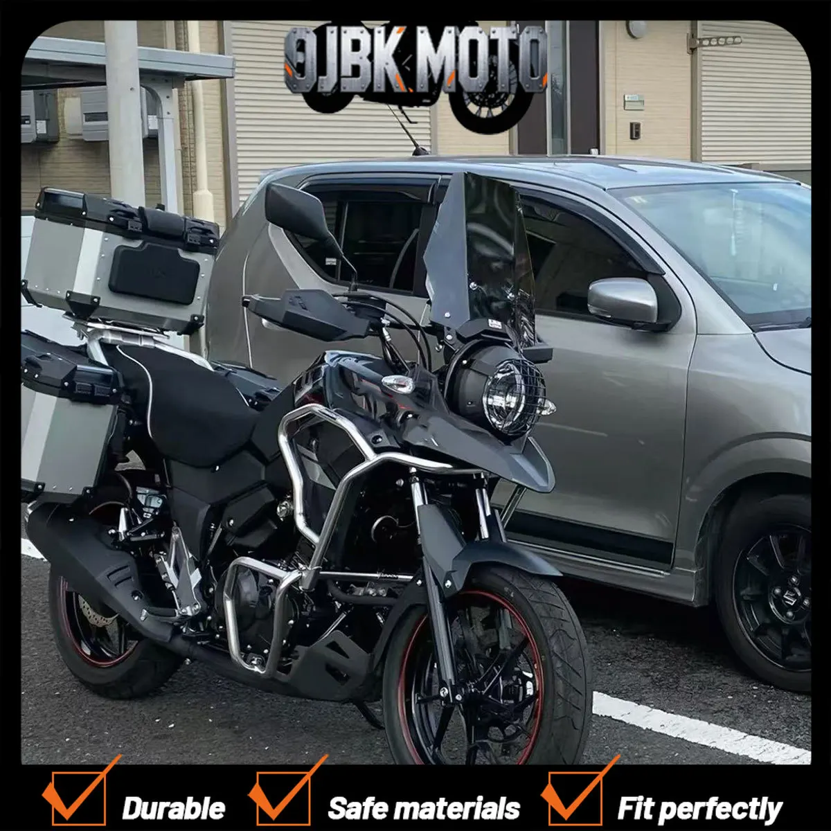 

FOR Suzuki DL250 Motorcycle Chest Protector Windshield and Rain Shield Increase Widening Deflector Modification Accessories