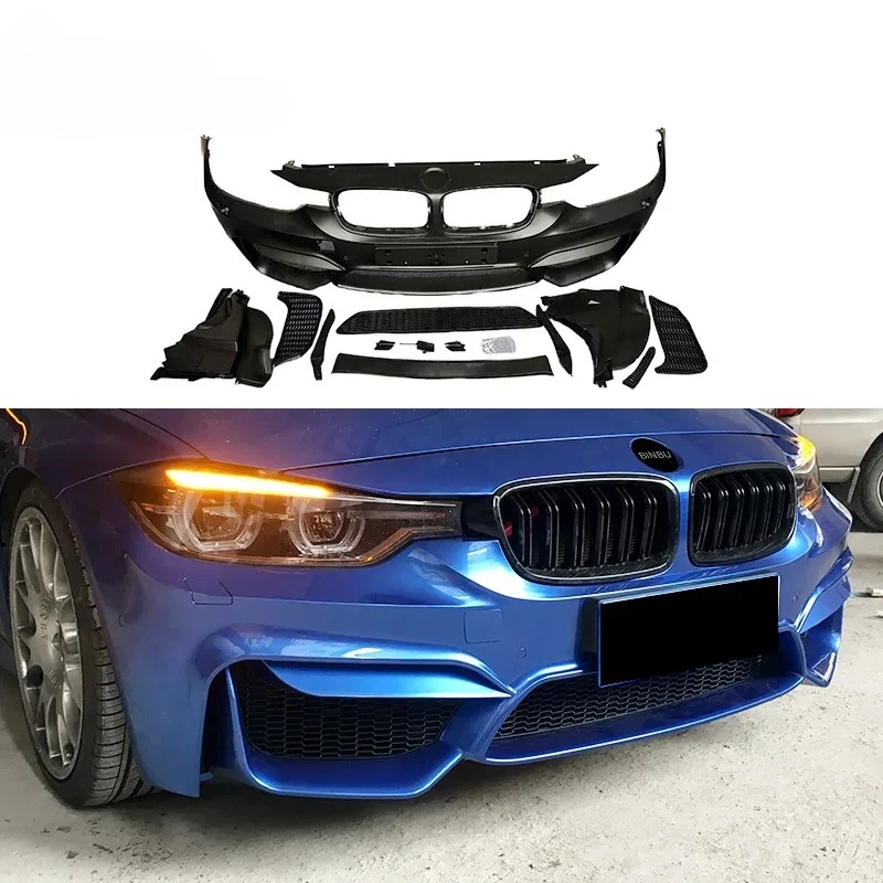FOR bm 3 Series F30 F31 front bumper surround Refit Kit m3 style PP material Car modification and upgrading m3 style 2013-2018