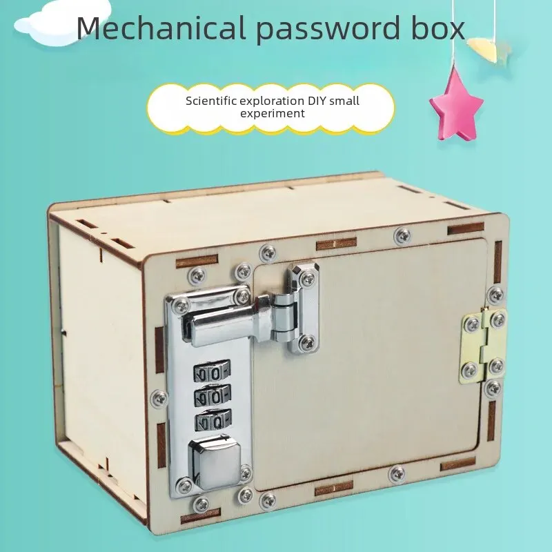 Diy Small Inventions Boys Handmade Mechanical Password Box Science Experiment Educational Tools Intellectual Development