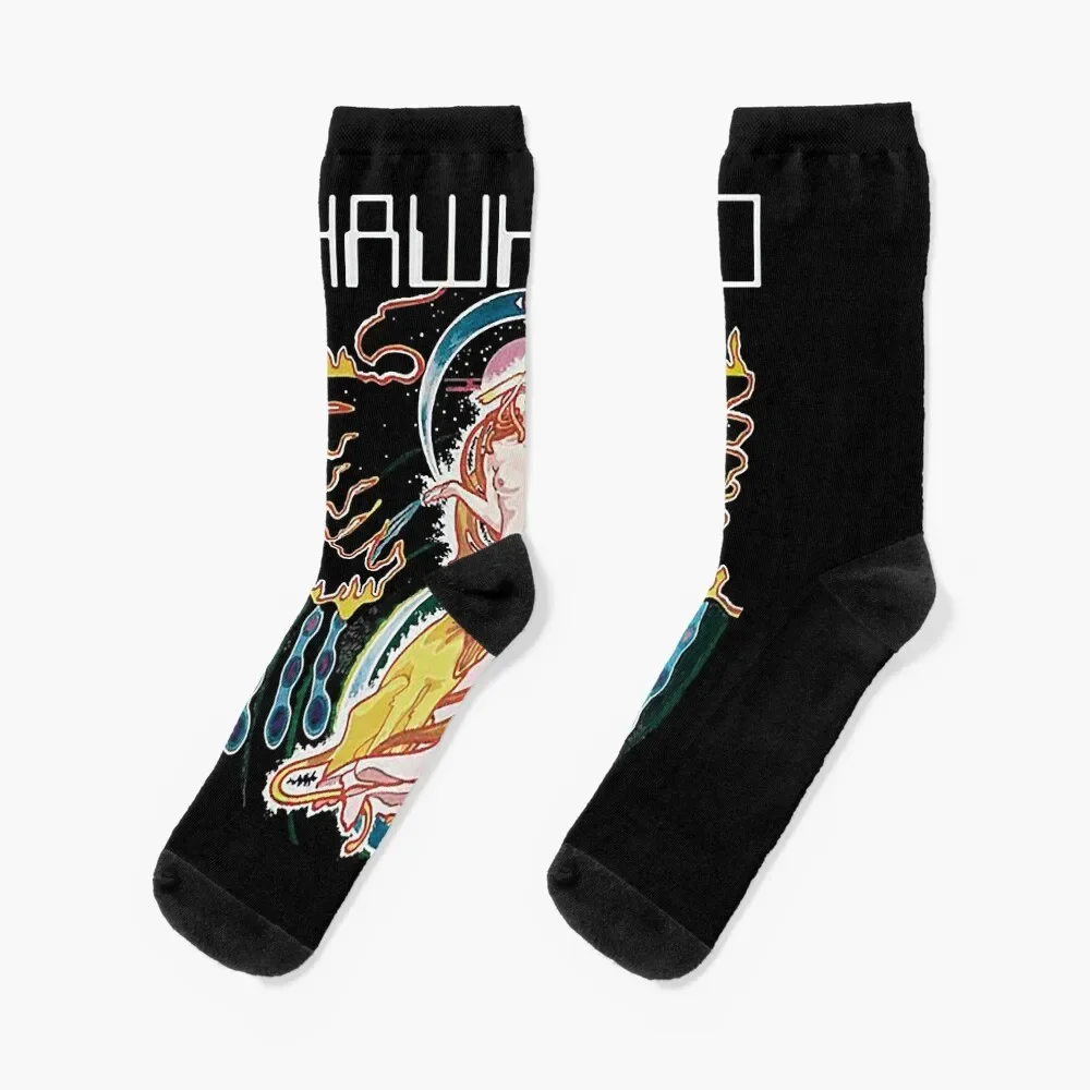 

Hawkwind Socks Antiskid soccer cartoon cute Socks Women Men's