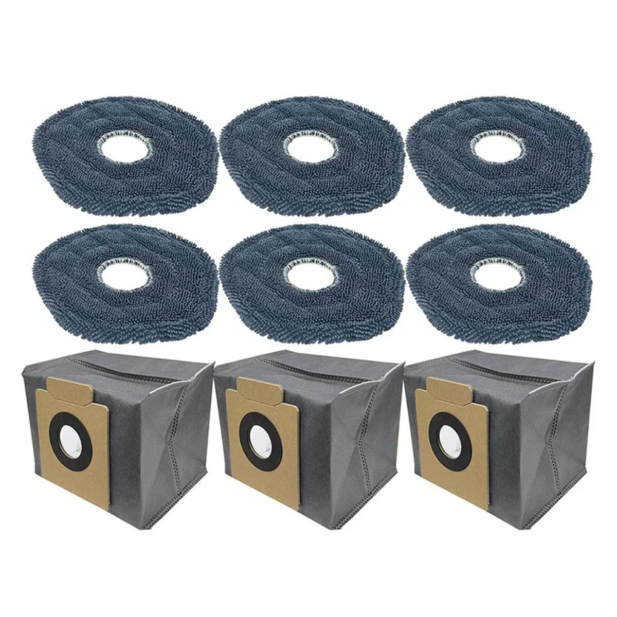 

Mop Cloths Dust Bags for Eufy X10 Pro Omni Robot Vacuum Cleaner Parts