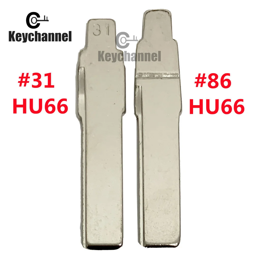 

10PCS Universal Car Key Blade HU66 31 86 KD Key Blank for VW Golf MK7 Tiguan Jetta Polo Skoda Seat for KEYDIY KD VVDI Xhorse