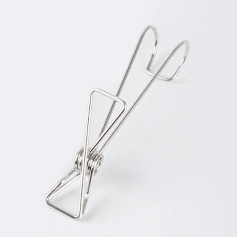 Long Hook Clip With Hook For Bathroom Metal Wire Binder Paper Clip