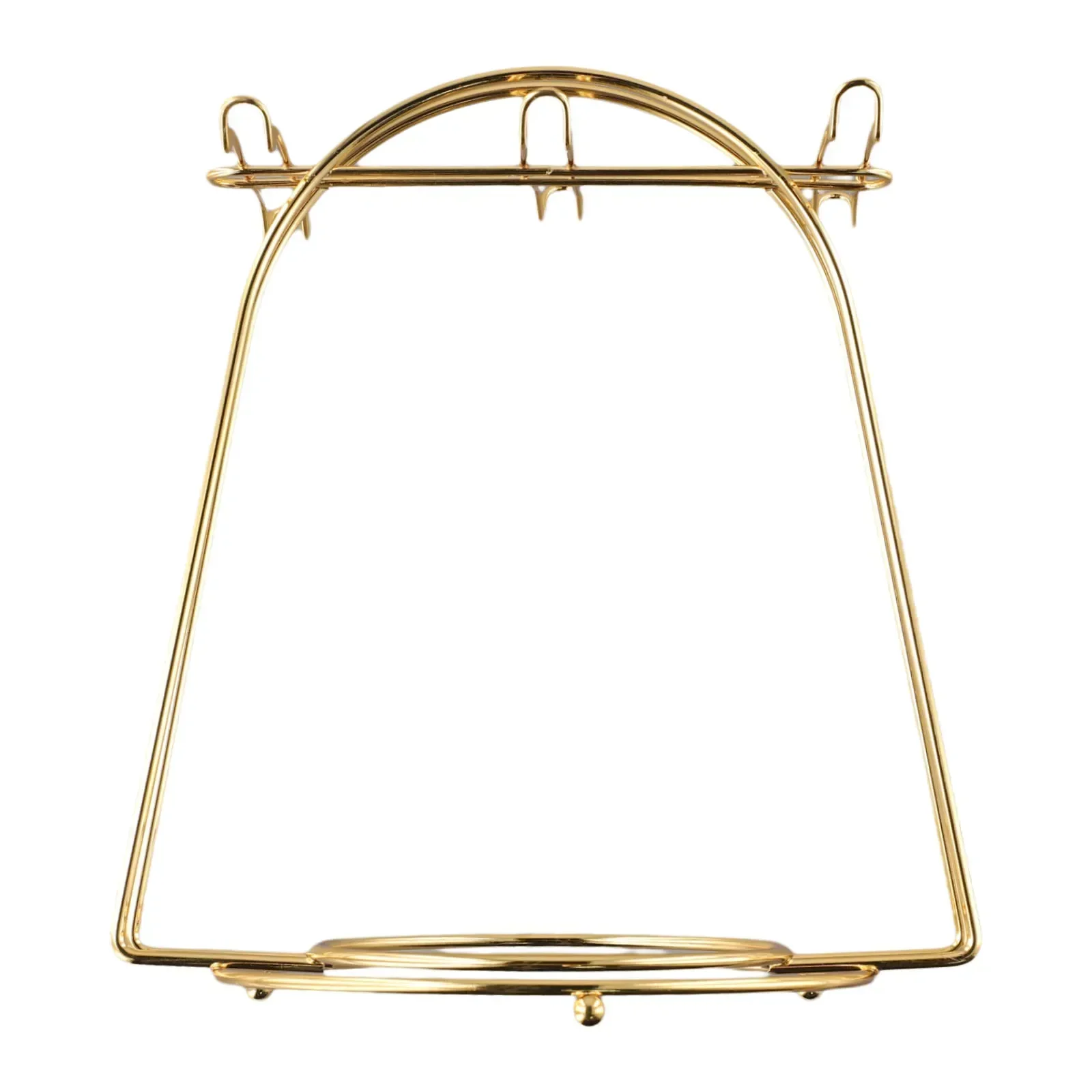 Stainless Steel Cup Holder Functional Display Rack for Tea Cups and Saucers Holds Up to 46 Cups for Home and Restaurant Use