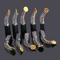 10pcs/5 Pairs 5x5x9mm Mini Drill Electric Grinder Replacement Carbon Brushes Spare Parts for Electric Motors Dremel Rotary Tool