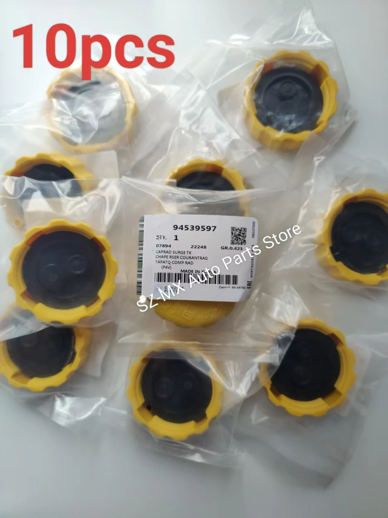 

10PCS 94539597 96351578 96312510 Radiator Coolant Reservoir Recovery Tank Cap Cover 1.2Bar For GM Chevrolet Aveo Daewoo Lanos