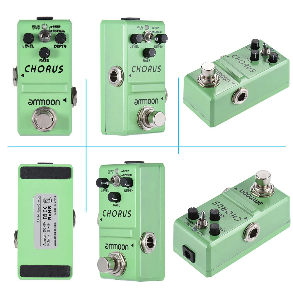 Nano Series Guitar Effect Pedal Analog Chorus True Bypass Aluminum Alloy Body