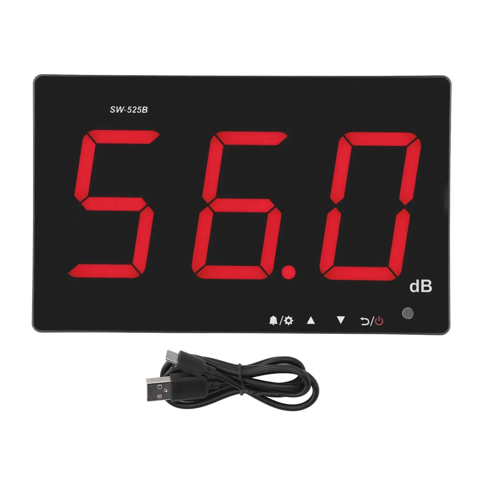 

Professional Sound Level Meter with Plug Play Alarm 30 130dB Range 9.6 Inch LCD Display for Outdoor Indoor Use