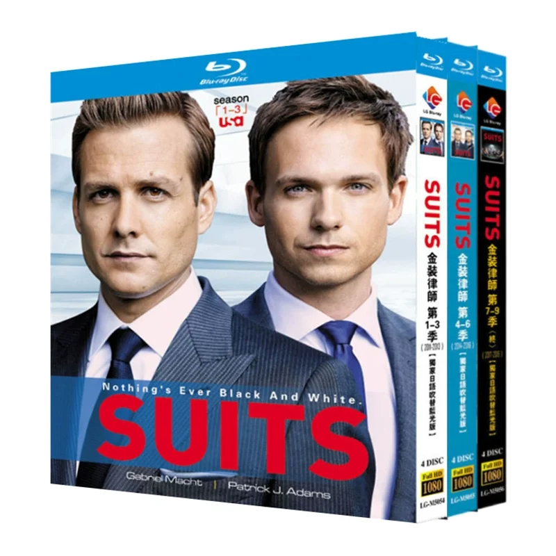 

Сериалы «Костюмы» сезоны 1-9 на Blu-ray дисках