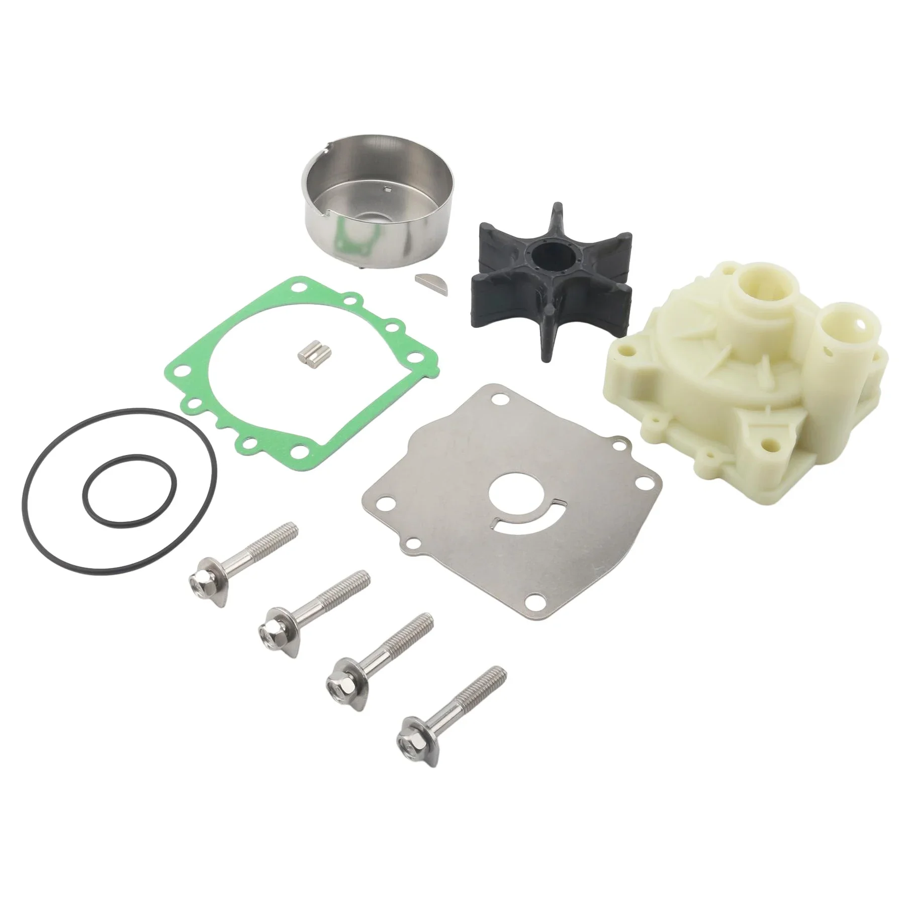 6E5-W0078-00 مجموعة خدمة إعادة بناء مضخة المياه مع مبيت لياماها 2 Str 115 130 HP محرك القارب الخارجي 18-3373