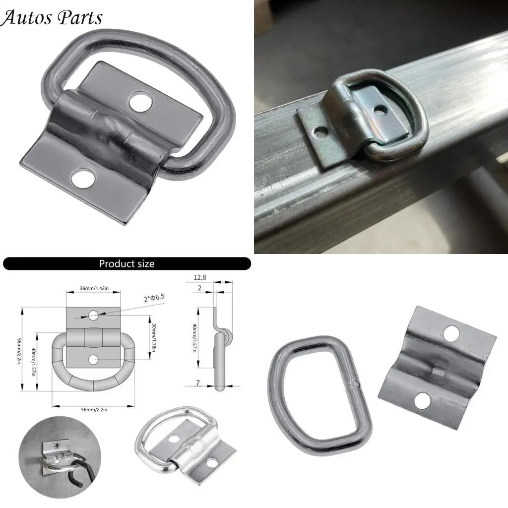 

57BA Deavy Duty D Кольца Свяжитесь с лодками, якоря баллов баллы каяк для зарезов для груза в трейлерах грузовики лодки и каяки