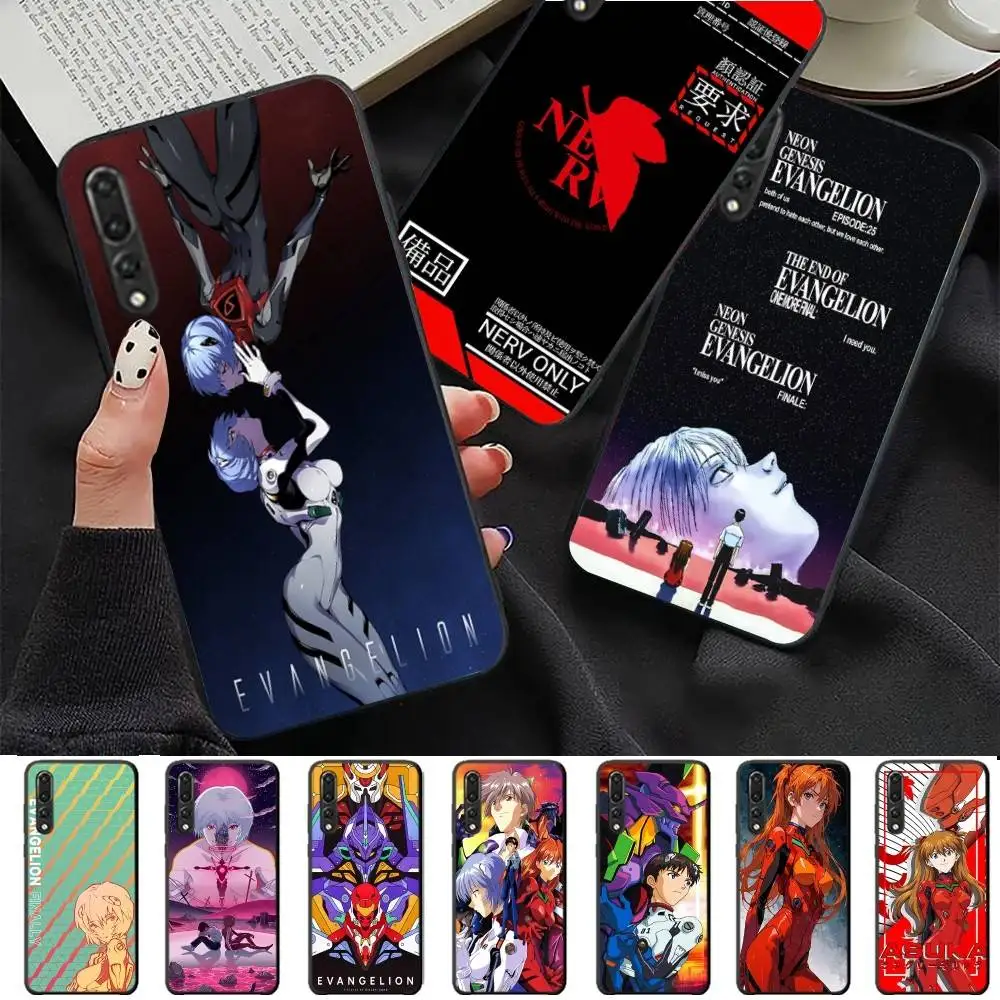 N-Neon G-Genesis Evangelion Phone Case For Huawei P 8 9 10 20 30 40 50 Pro Lite Psmart Honor 10 lite 70 Mate 20lite