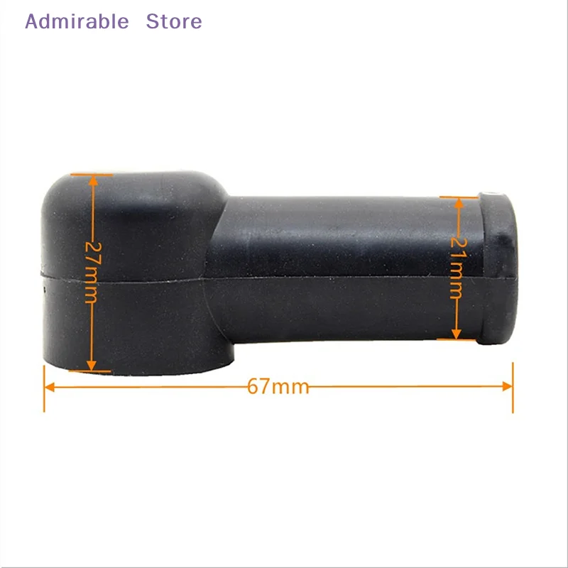 w2PCS Rubber Car Motorcycles Battery Negative Positive Terminal Cover Cap Boot