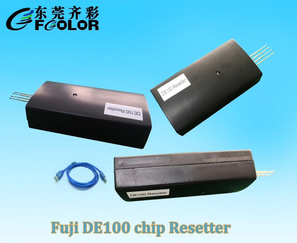 Fcolor ZYJJ DE100 Maintenance Tank Resetter for Fuji DE 100 Chip Decoder