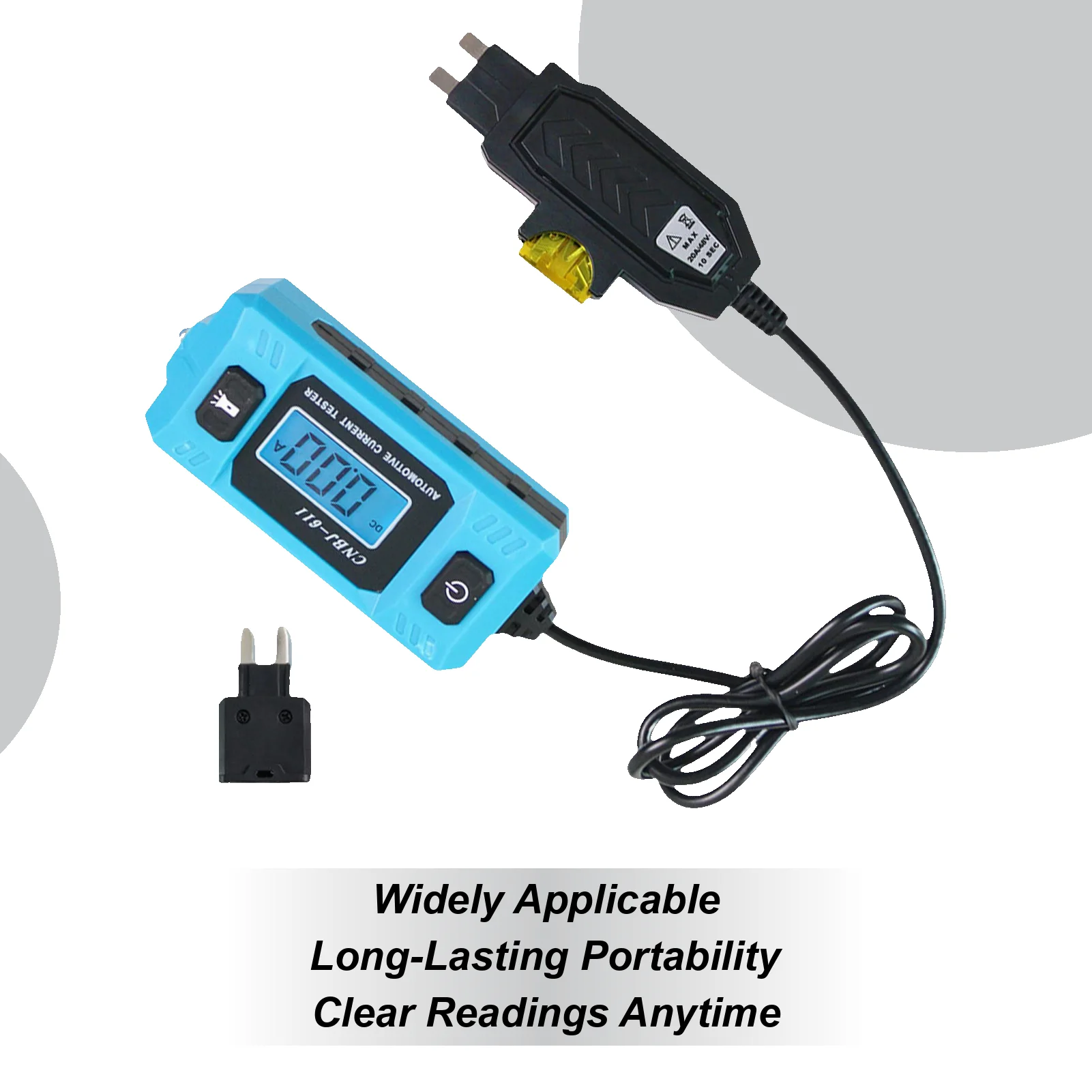 

Автомобильный искатель короткого замыкания, высокоточный долговечный электрический детектор, зонд неисправностей, тестер мощности для профессионального ремонта