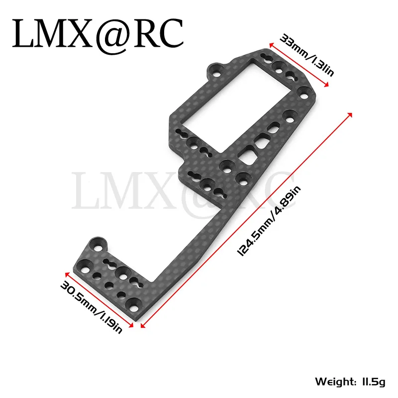 Carbon Fiber Radio Plate Servo Mount Plate TO-266-MP10 for Kyosho MP10 RC Car Upgrade Parts