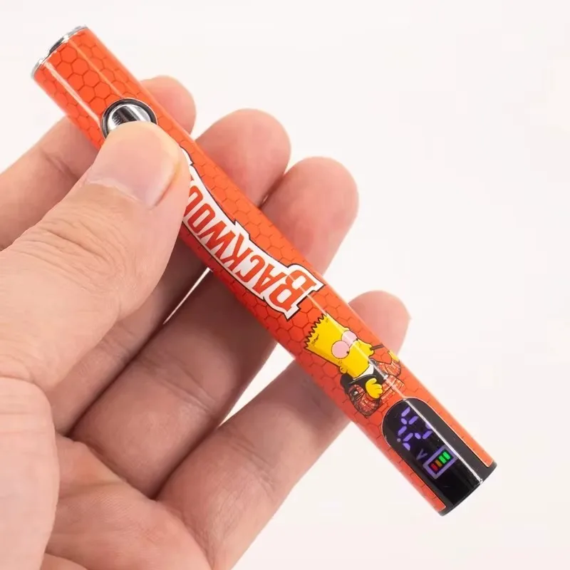 2 قطعة/الوحدة Backwoods 1100mah 510 الذكية البطارية نفطة أطقم الجهد المتغير Vape أقلام شاشة USB-C شحن لخراطيش عربات #2
