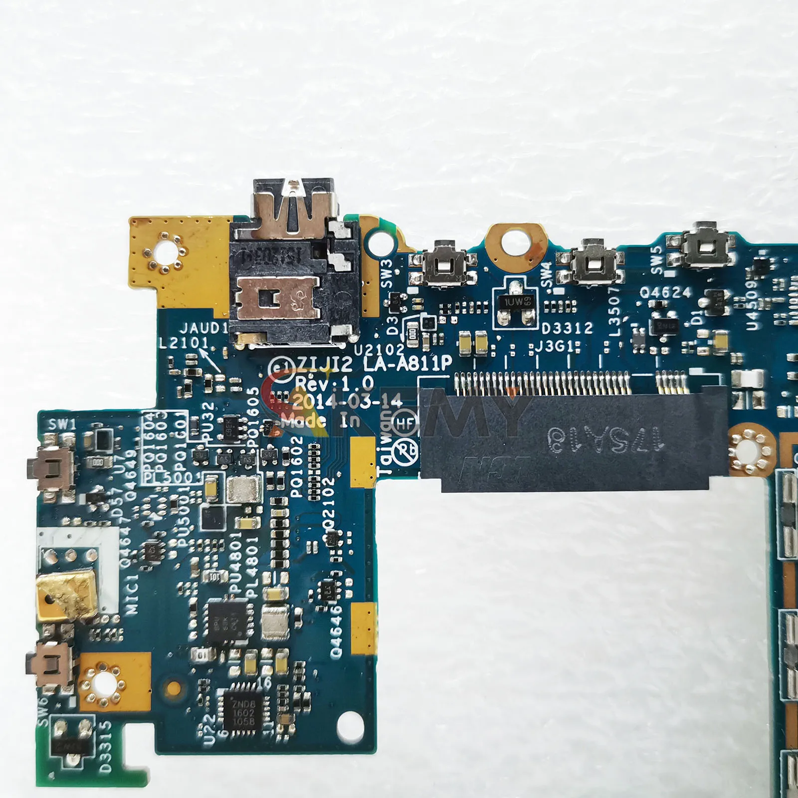 Untuk Lenovo ThinkPad 10 LA-A811P Motherboard Laptop dengan Atom Z3795 2GB 4GB RAM 100% Diuji OK