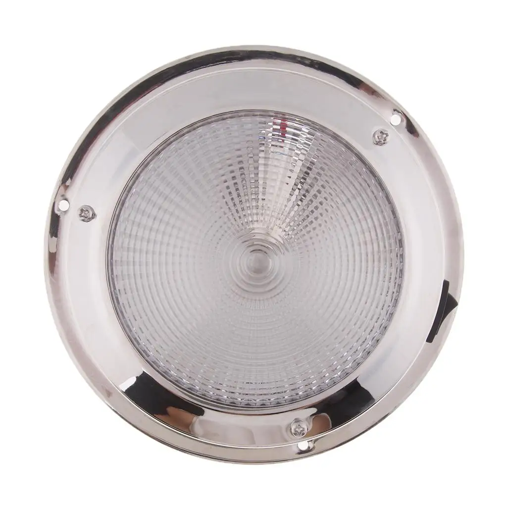 138mm stal nierdzewna łódź morska wewnętrzna lampka sufitowa 12V