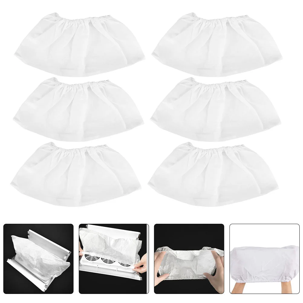 

6Pcs Non-Woven Nail Dust Collector Pouch Vacuum Cleaner Bag for Salon Tools Nail Dust Bag Vacuum Cleaner Pouch